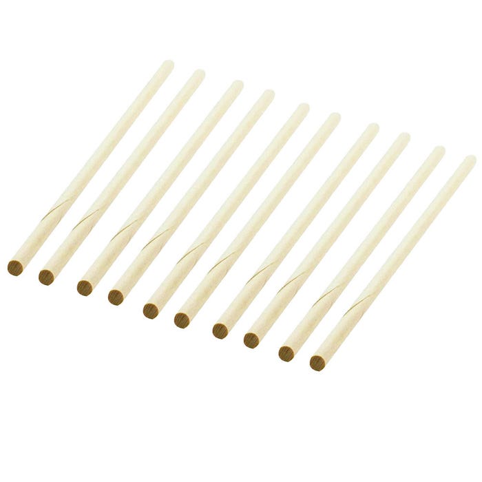 Hygloss Wooden Dowel, 3/16 x 12 Inch, Birch, Pack of 10