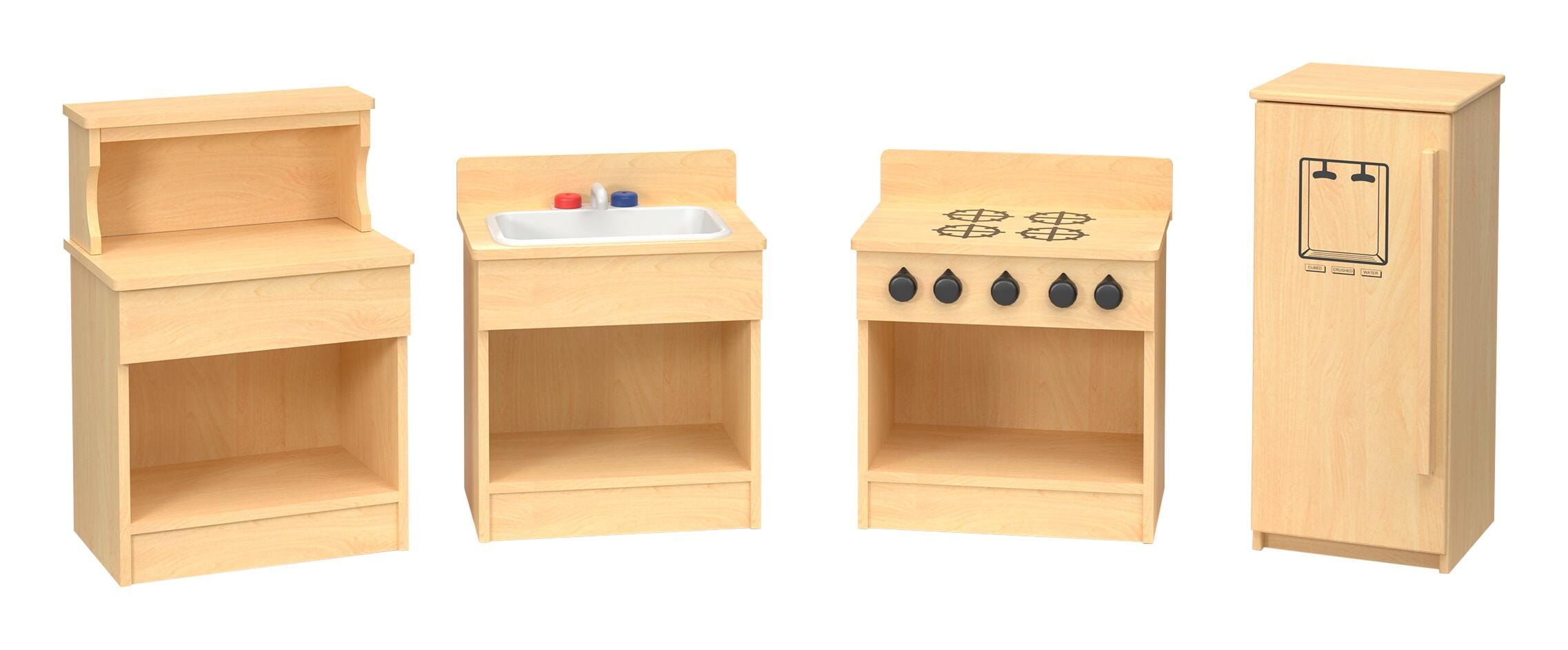 Childcraft Toddler Kitchen, Set of 4