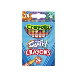Image for Crayola Swirl Crayons, Assorted Colors, Set of 24 from School Specialty