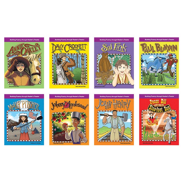 Teacher Created Materials Reader's Theater: American Tall Tales and Legends, Grades 3 to 5, Set of 8