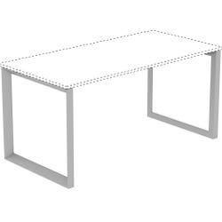 Lorell Relevance Series Desk-height Leg Frame, 28-1/2 x 29 inches, Silver