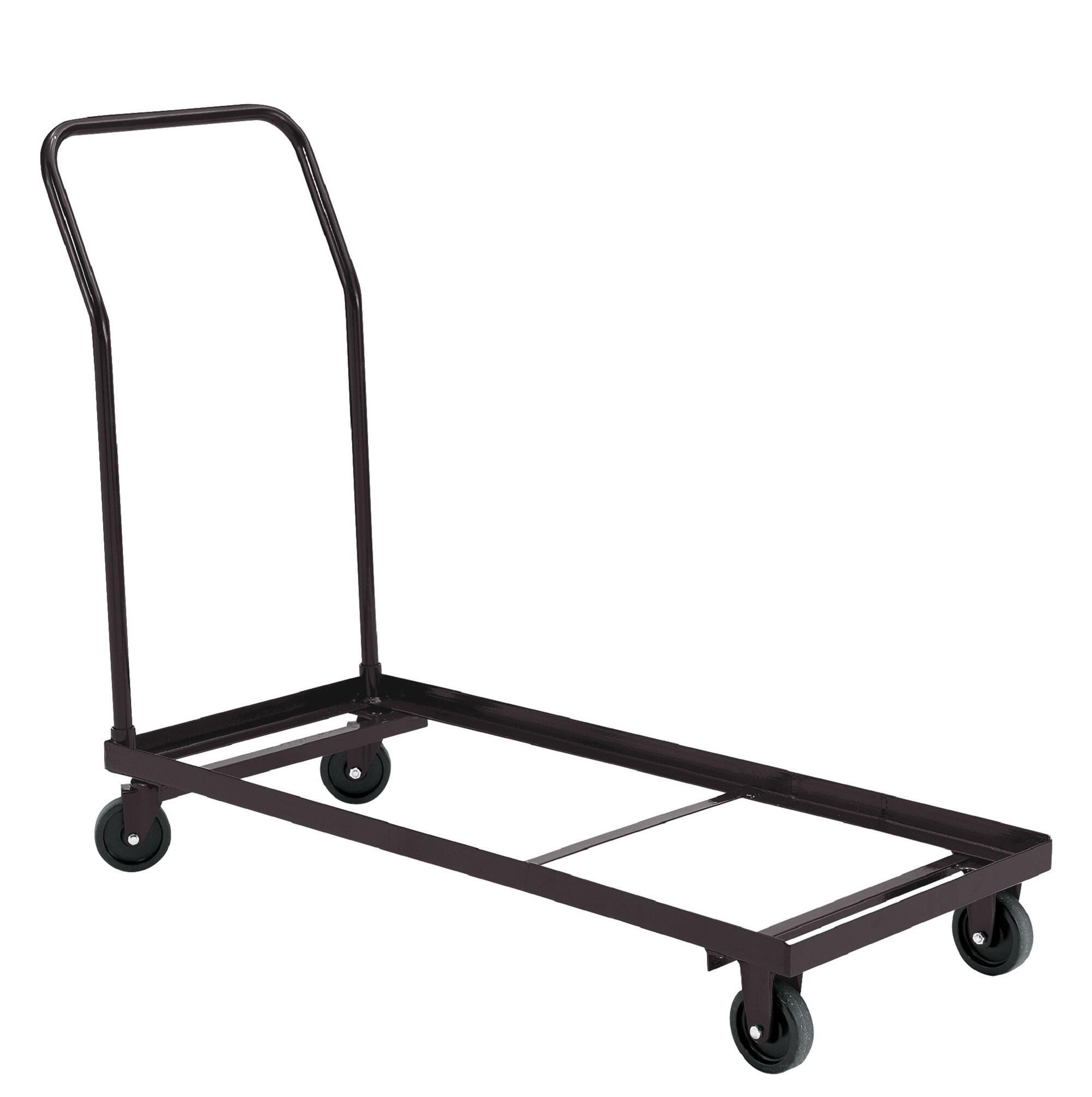 National Public Seating Folding Chair Dolly for 1100 Series Chairs, 19 x 46-1/2 x 39 Inches, Steel, Black 679325
