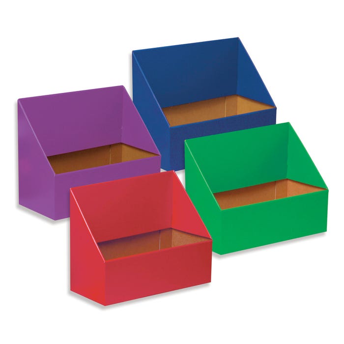 Classroom Keepers Folder Holder, 12 x 5-3/4 x 9-3/4 Inches, Assorted Colors, Pack of 4