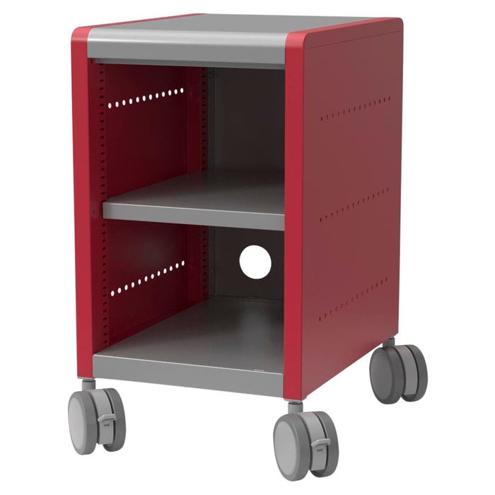 Classroom Select Geode Short Cabinet, Single Wide with Shelves