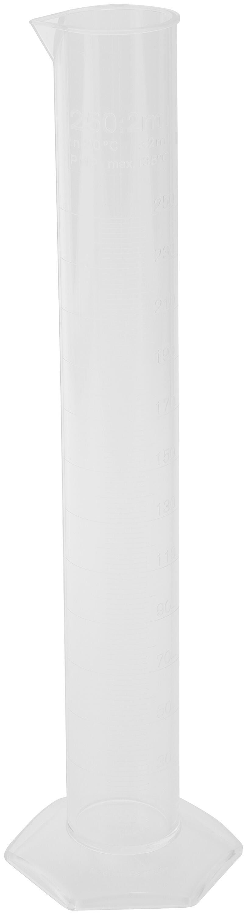 Azlon Polymethylpentene (PMP) Graduated Cylinder - 250 x 2 mL, Item Number 594222