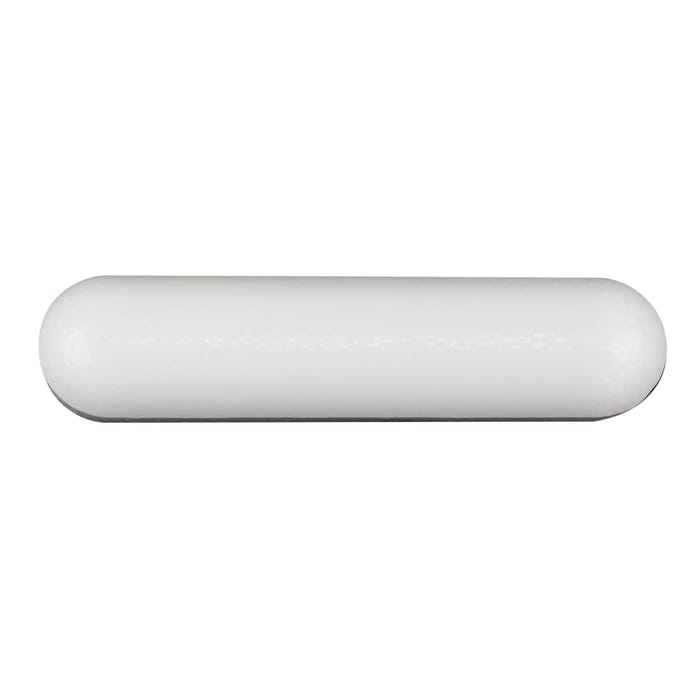 Magnetic Stir Bar, PTFE, Smooth, 35 x 8 Millimeters, White, Pack of 10