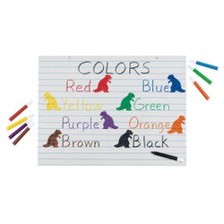 School Smart Primary Chart Newsprint Paper, 1 Inch Rule, 24 x 18 Inches, 100 Sheets 048201