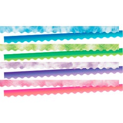 Barker Creek Tie-Dye and Ombre Double-Side Borders, 2-1/4 x 36 Inches, Set of 4, Item Number 2099128