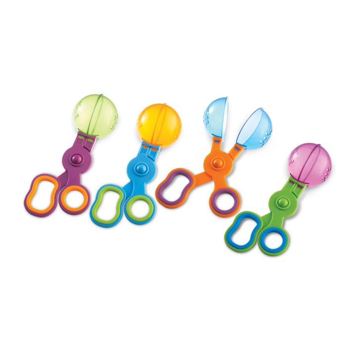 Learning Resources Handy Scoopers, Multi-Colors, Set of 4