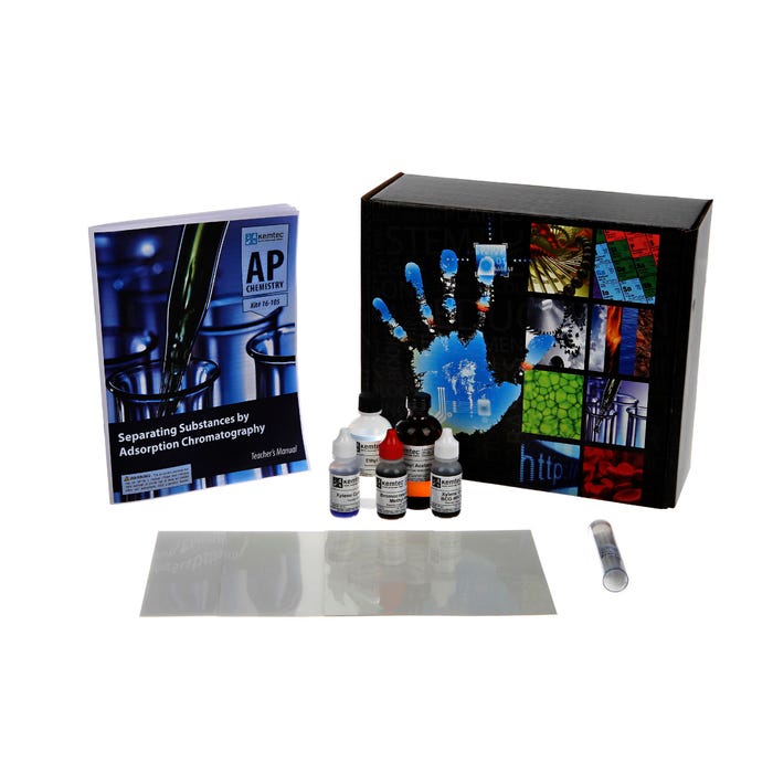 Kemtec AP* Separating Substances by Absorption Chromatography Chemistry Kit