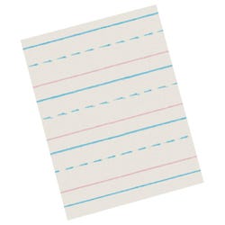 School Smart Zaner-Bloser Paper, 3/8 Inch Ruled, 8 x 10-1/2 Inches, 500 Sheets 085341