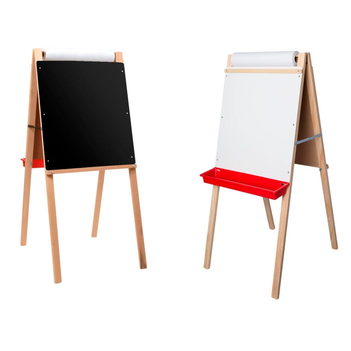 Crestline Child's Deluxe Double Easel, Black Chalk/White Dry Erase, 19 x 19 x 44 Inches