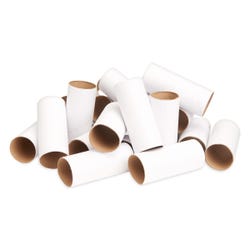 Fun Express Cardboard Craft Rolls, 4-1/2 x 1-3/4 Inch, White, Pack of 24