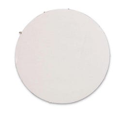 Hygloss, Corrugated Circles, 6 Inch, White, Pack of 24