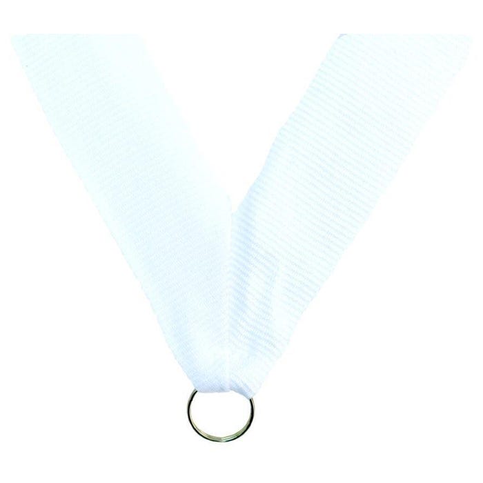 Neck Ribbon, 7/8 x 32 Inches, White