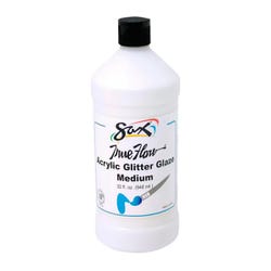 Sax Acrylic Glitter Glaze Medium Preparation, 1 Quart 1590502