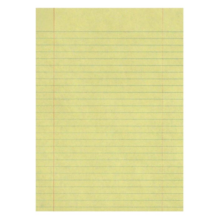 School Smart Composition Paper, 8 x 10-1/2 Inches, Yellow, 500 Sheets