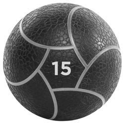 Power Systems Elite Power Medicine Ball Prime, 15 Pounds, 11 Inch Diameter, Black/Black, Item Number 2098546