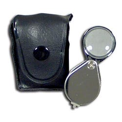 Frey Scientific Doublet Magnifier with Case, 10x Strength, Item Number 565576