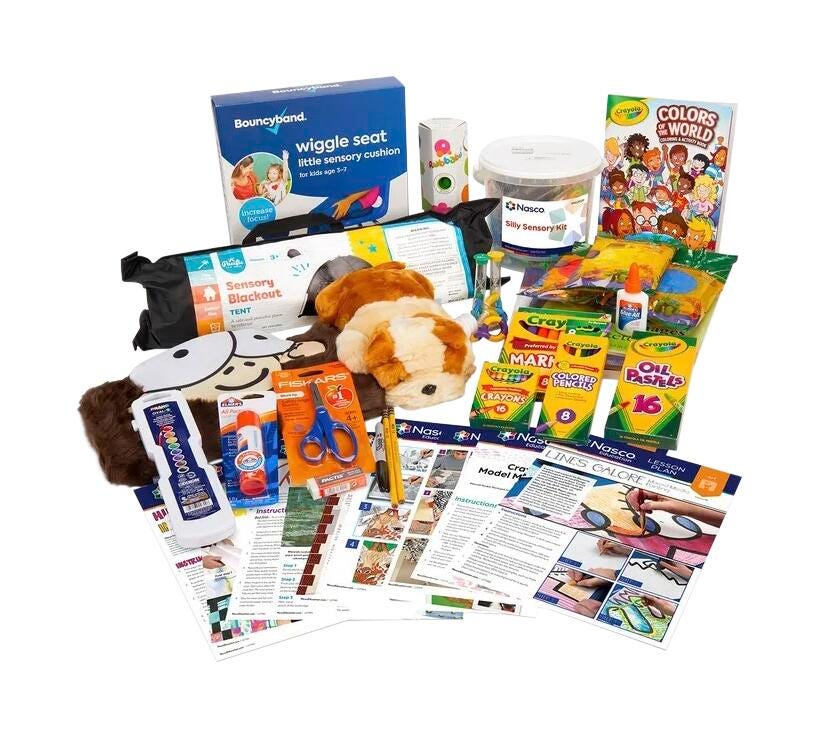 Image for Nasco Calming Corner Deluxe Kit from School Specialty