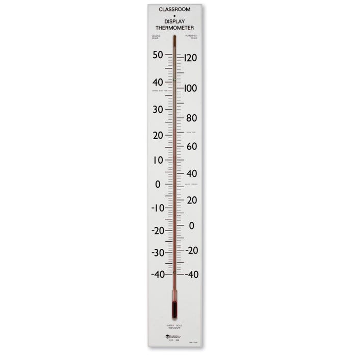 Learning Resources Giant Classroom Thermometer, 23 Inch Tube, Age 5 and up