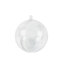 Fun Express Fillable Ornament, 2-1/4 Inch, Clear