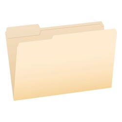 Pendaflex Reinforced File Folder, Legal Size, 1/3 Cut Tabs, Manila, Pack of 100
