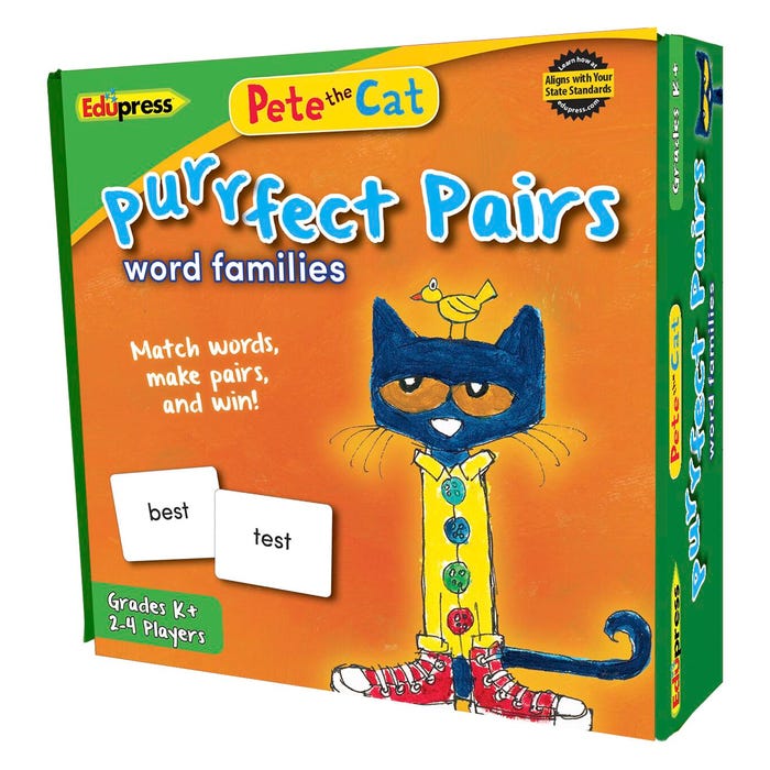 Edupress Pete the Cat Word Families Game