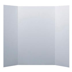 Flipside Mini Tri-Fold Display Board, 14 x 22 Inches, White, Item Number 2083840
