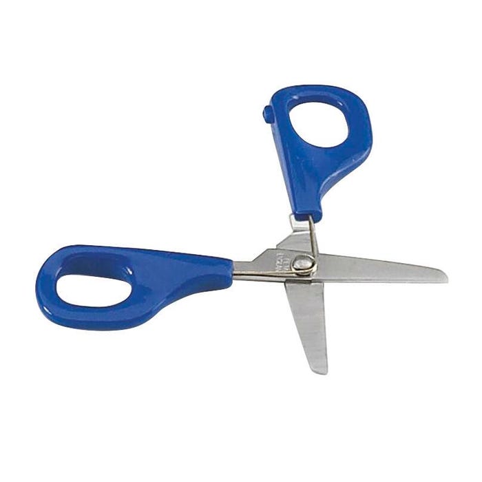 PETA Self Opening Scissor, 5 Inch, Right-Handed, Blue