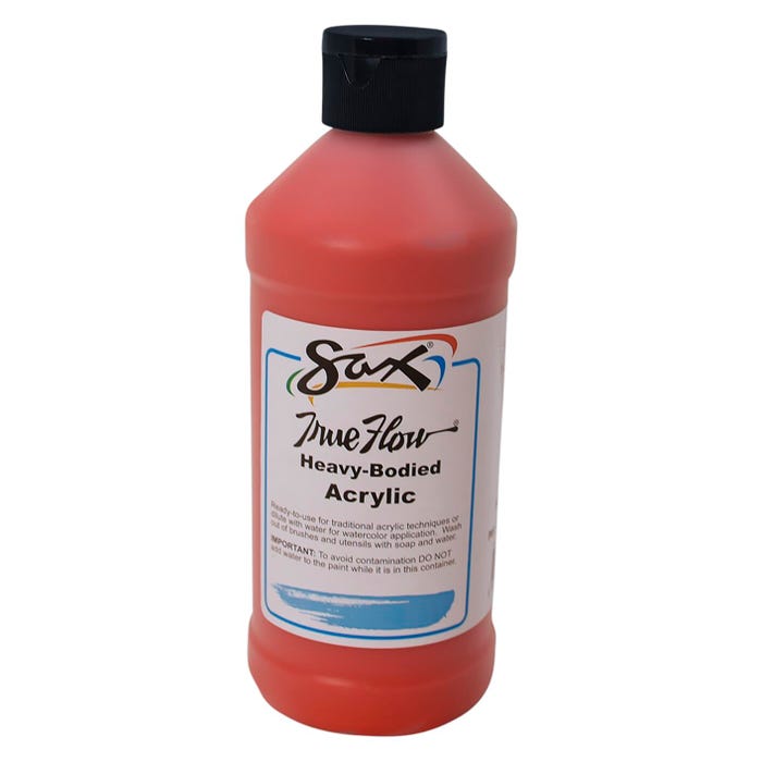 Sax Heavy Body Acrylic Paint, 1 Pint, Fire Red