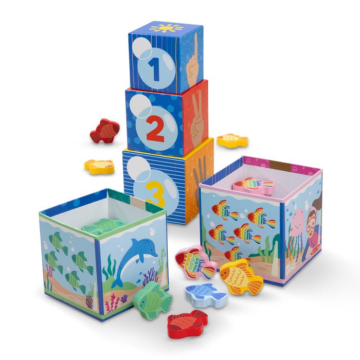 Melissa and Doug Ms. Rachel Sort and Count Nesting Blocks