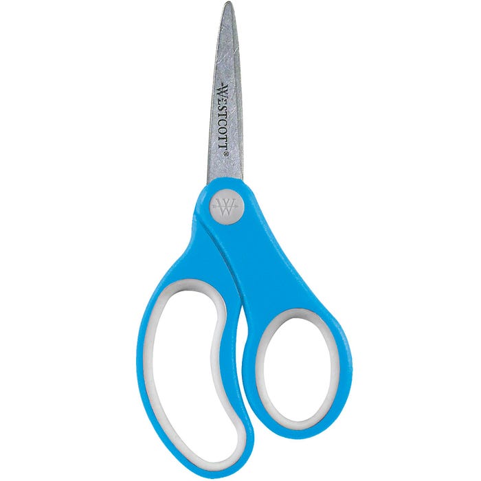 Westcott Soft Grip Kid Scissors, Pointed Tip, 5 Inches, Assorted Colors