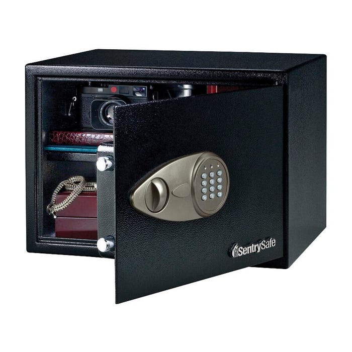 Sentry Electronic Security Safe, Black, 17 W x 14-3/4 D x 10-3/5 H in