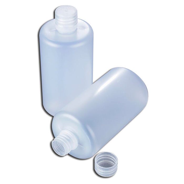 Azlon Narrow Mouth Polypropylene Bottles - 1000 mL - Pack of 6
