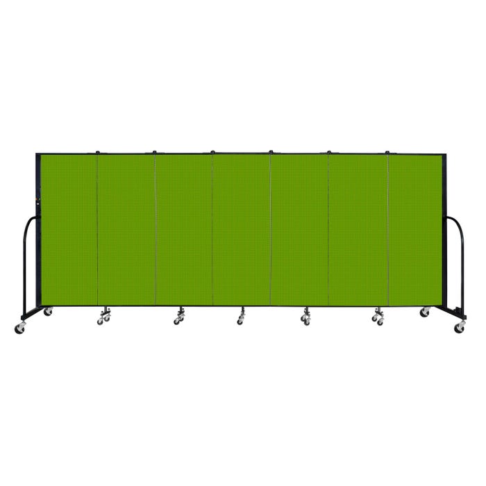 Screenflex Freestanding Standard Room Divider, 7 Panels, 13 Feet 1 Inch x 5 Feet