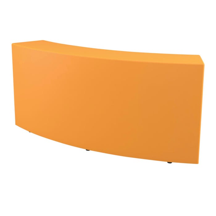 Classroom Select Out2Learn Outdoor Curved Back Divider, 63 x 12 x 27-1/2 Inches