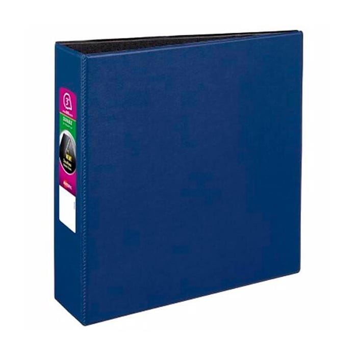 Avery Durable Binder, 3 Inch Slant Ring, Blue