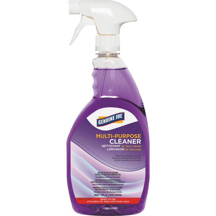 Genuine Joe Multipurpose Cleaner, 32 Ounces, Lavender Scent
