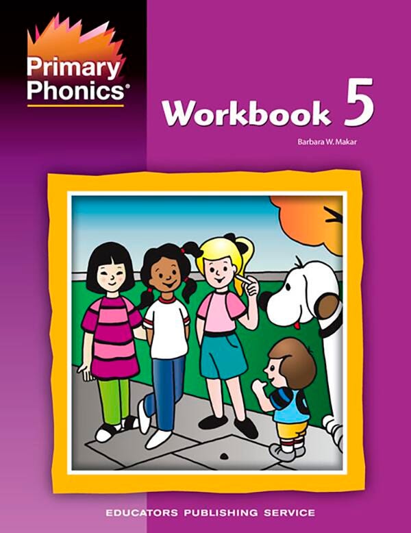 Image for Primary Phonics Workbook 5 from School Specialty