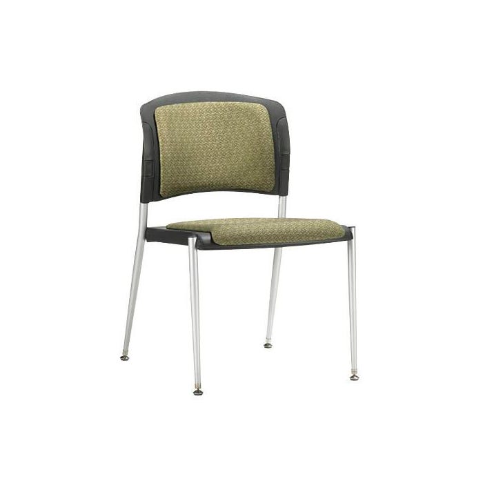 Office Master Stackable Guest Chair, 18 Inch Seat Height, 21 x 19 x 32 Inches