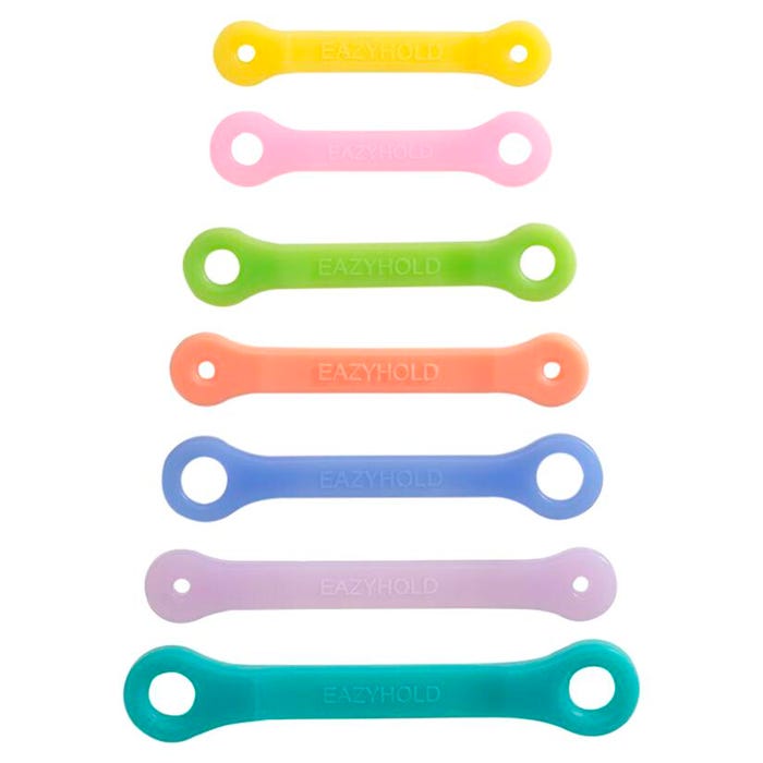 EazyHold Therapist/Teacher Silicone Straps, Pack of 7