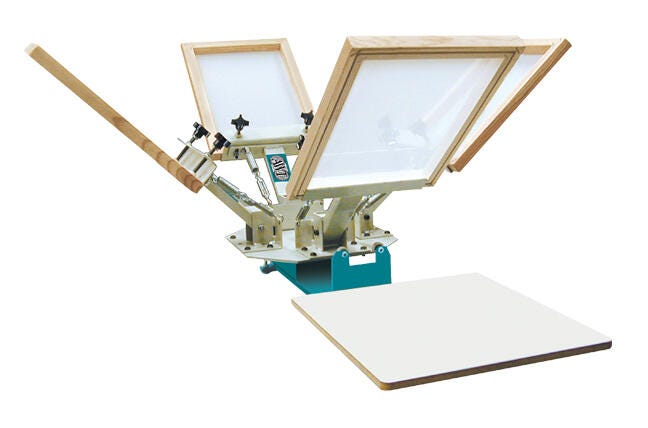 Image for AWT Econo-Tex Single-Station Tabletop Screen Printer, 15 x 16 Inches, 4-Color from School Specialty
