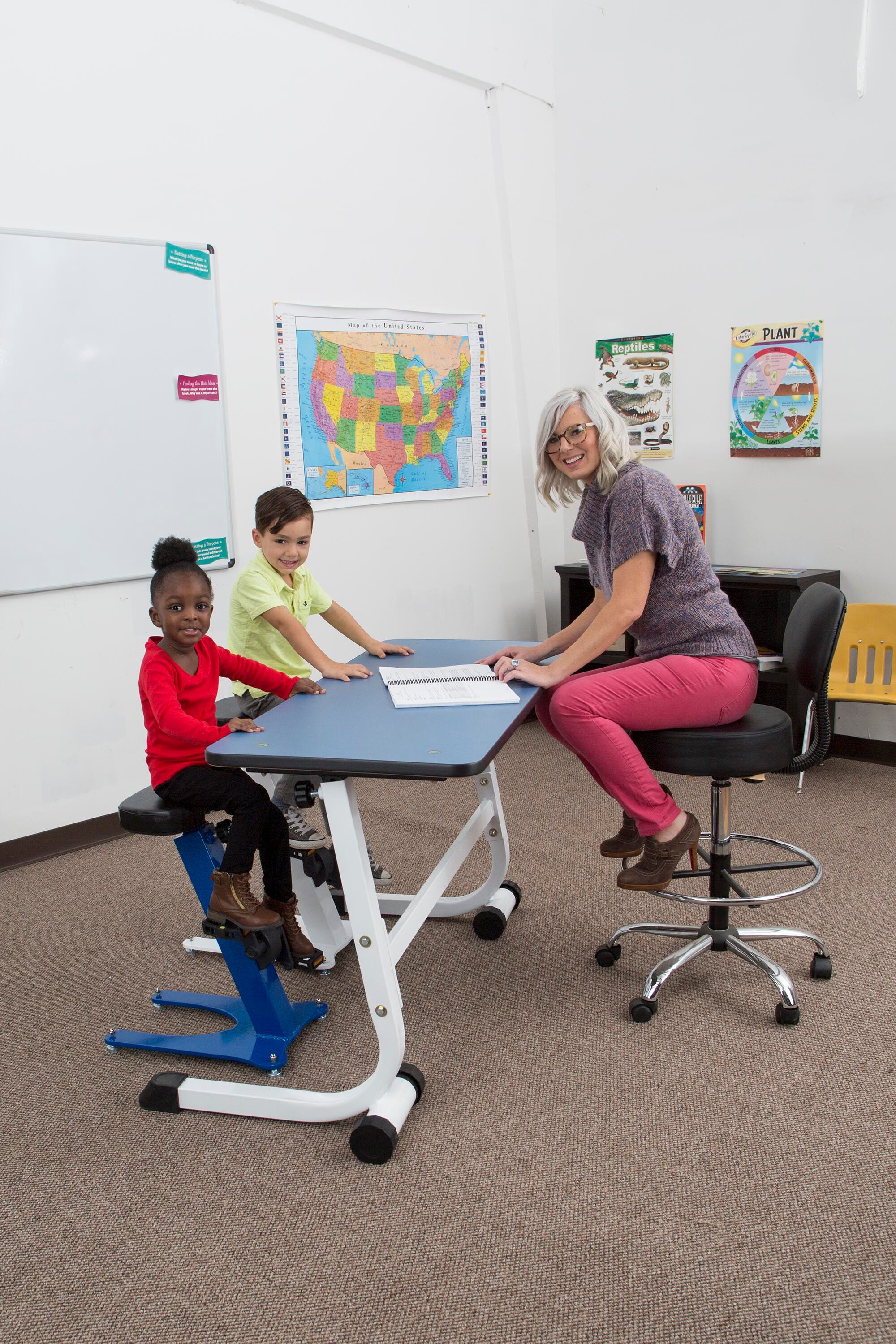 Image for KIDSFIT KC-84 Pedal Stool Small, Blue from School Specialty