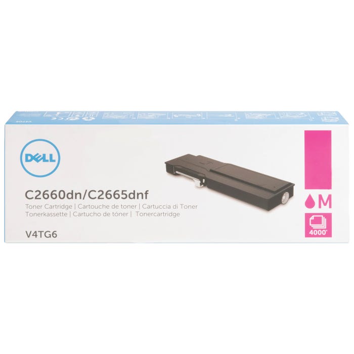 Dell Ink Toner Cartridge, V4TG6, Magenta