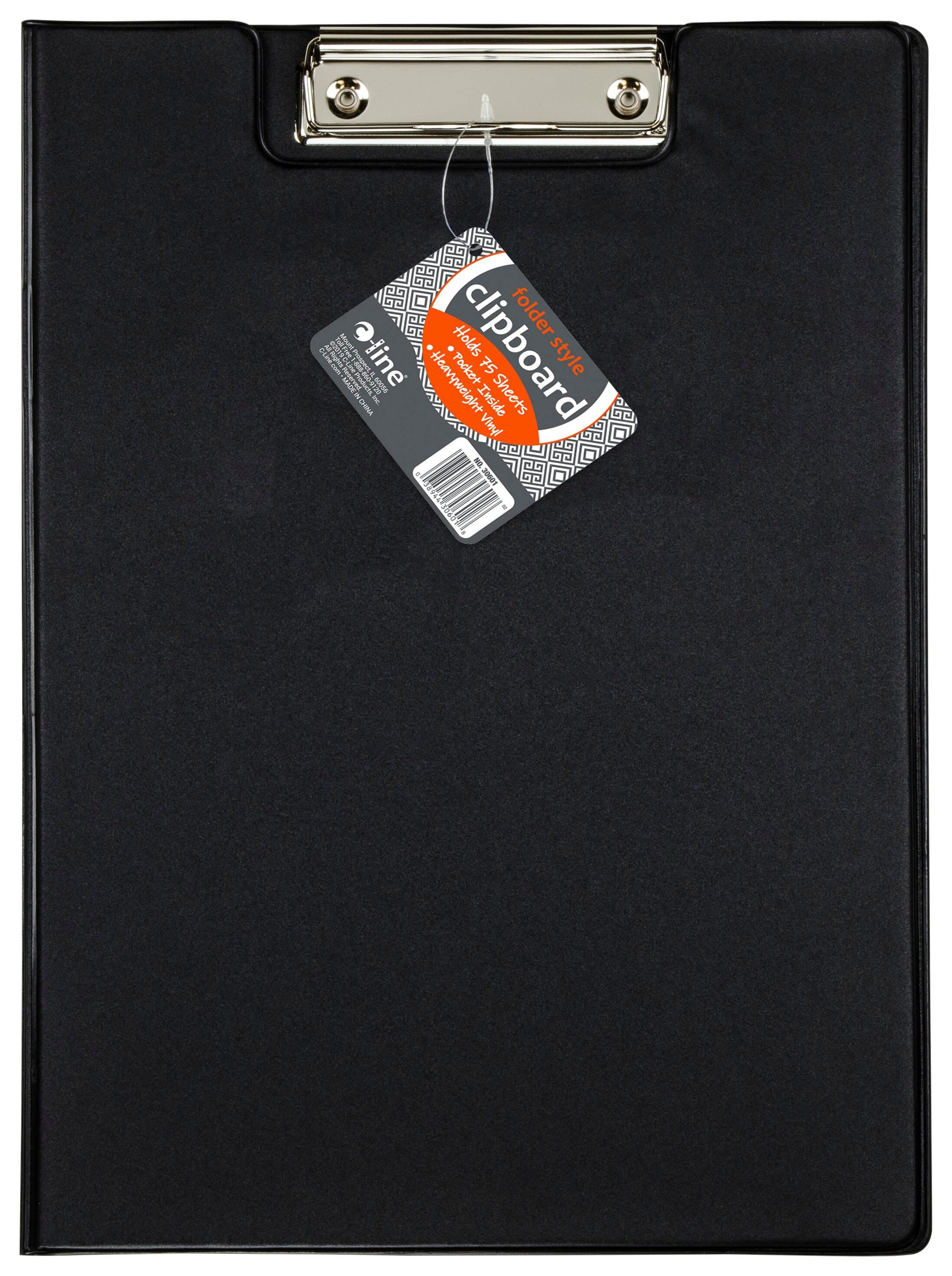 C-Line Clipboard Folder, Black, Item Number 1536825