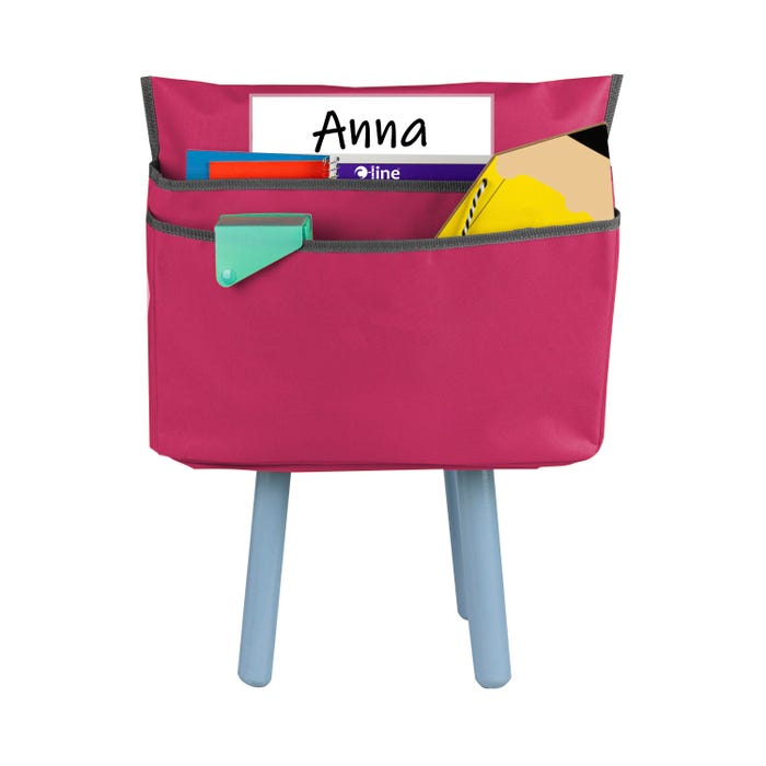 C-Line Large Chair Cubbie, 17 Inches, Sunset Red