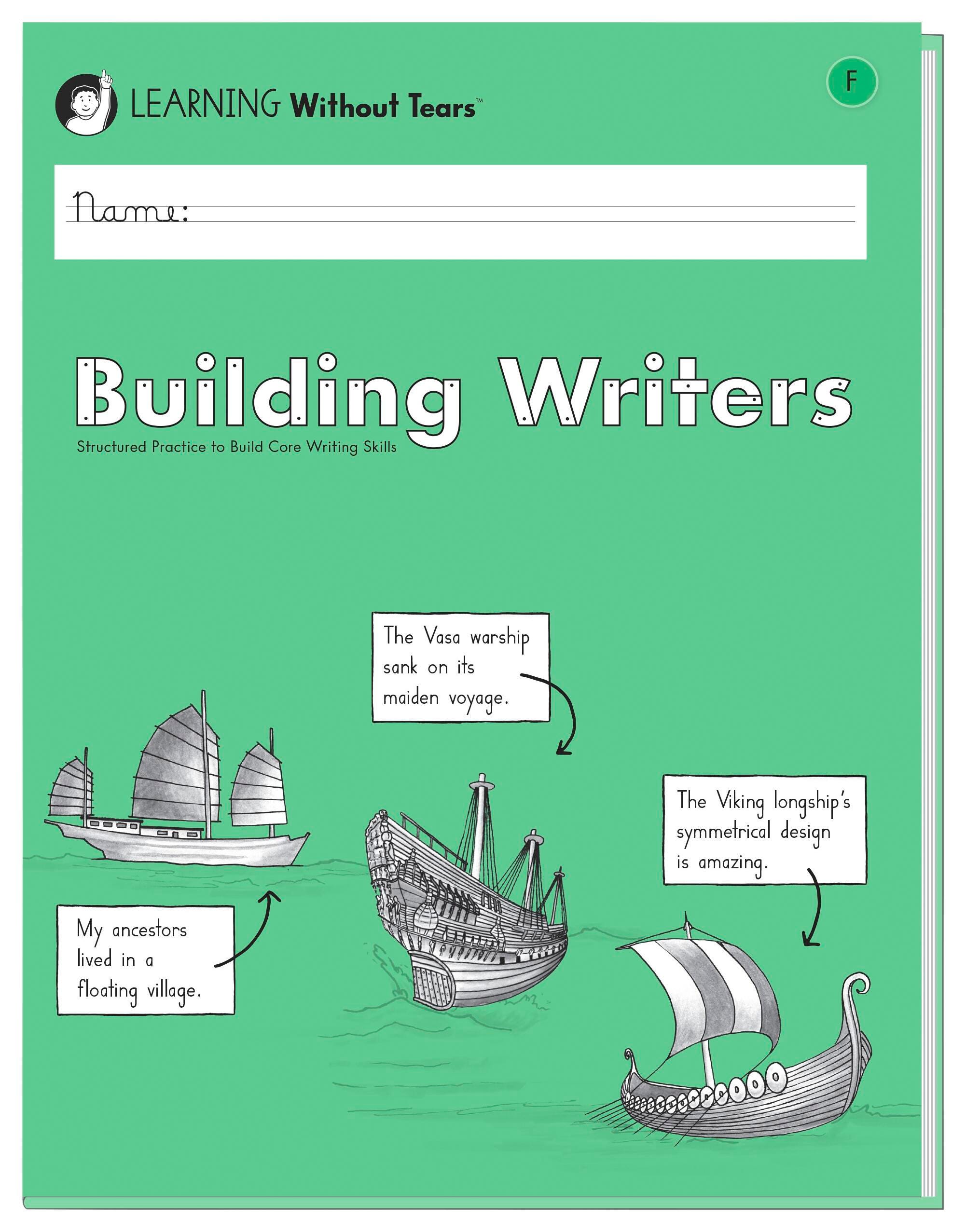 Handwriting Without Tears Building Writers Composition Workbook F, Grade 5 2020888
