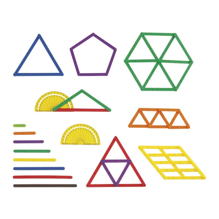 Nasco GeoStix Individual Set, Assorted Colors and Sizes