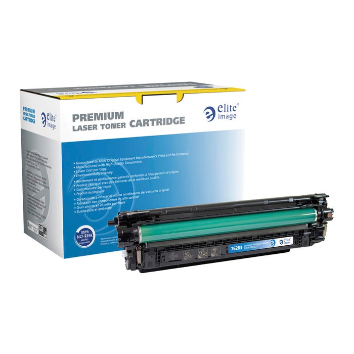 Elite Image Remanufactured Toner Cartridge, Alternative For HP 508A, Black